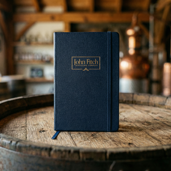 "John Fitch" Hardcover bound notebook