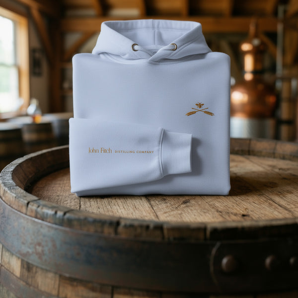 "John Fitch" Hoodie Blue