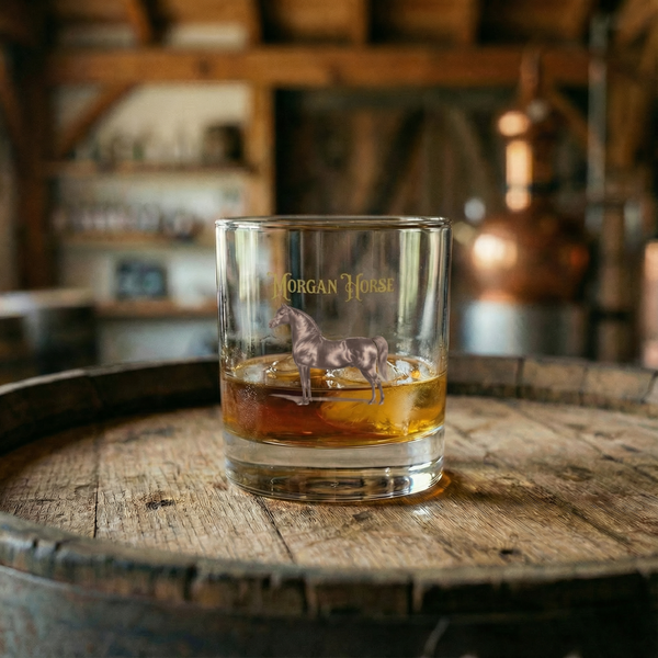 "Morgan Horse" Glass